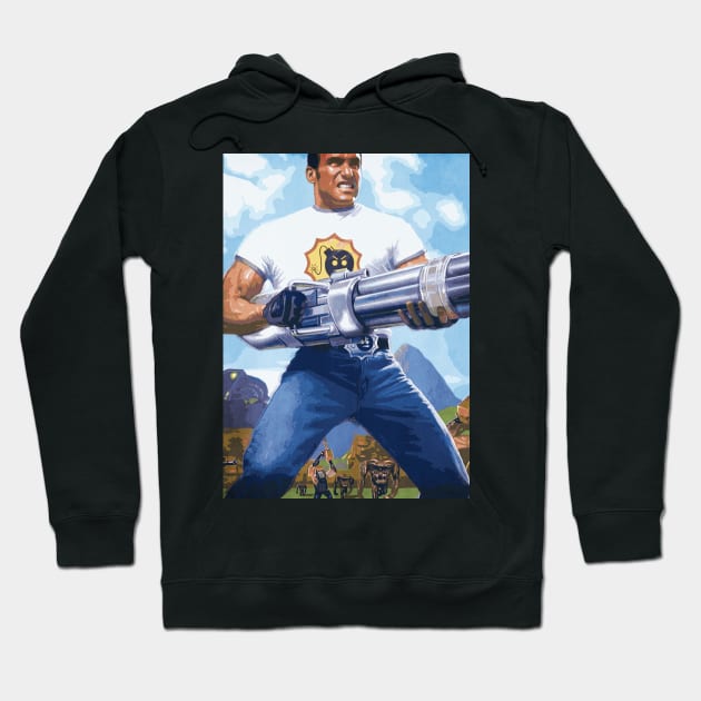 Serious Sam Hoodie by Durro